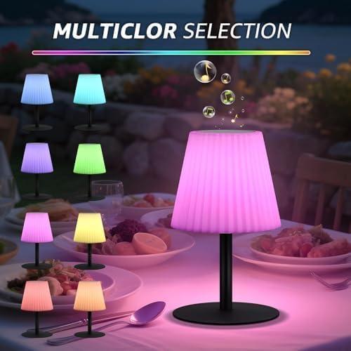 Lámpara de Ducha con Altavoz NiceBuy IP44 RGB Recargable