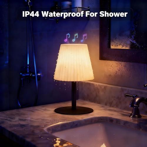 Lámpara de Ducha con Altavoz NiceBuy IP44 RGB Recargable