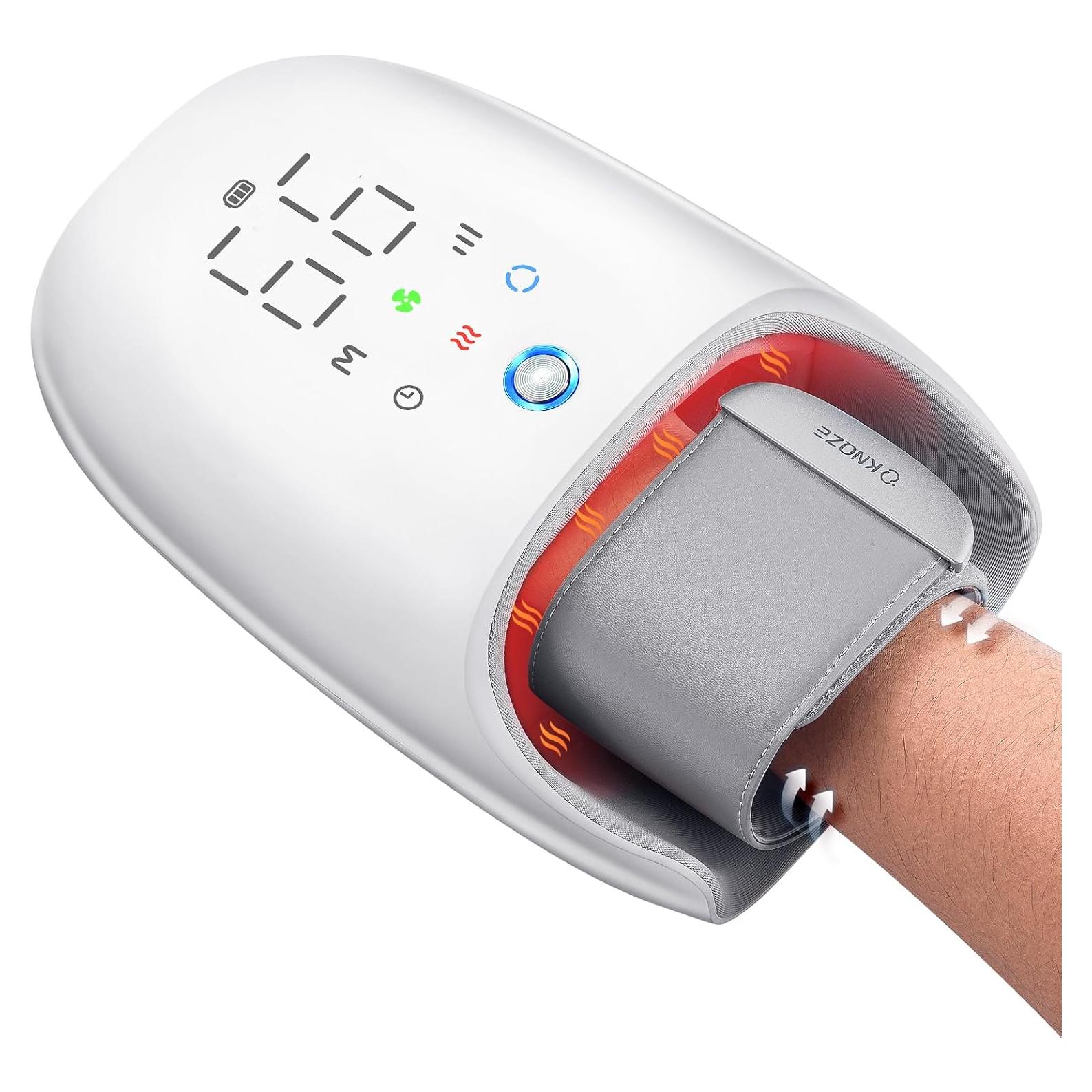 Masajeador de Manos KNQZE con Calor y Compresión, 6 Modos