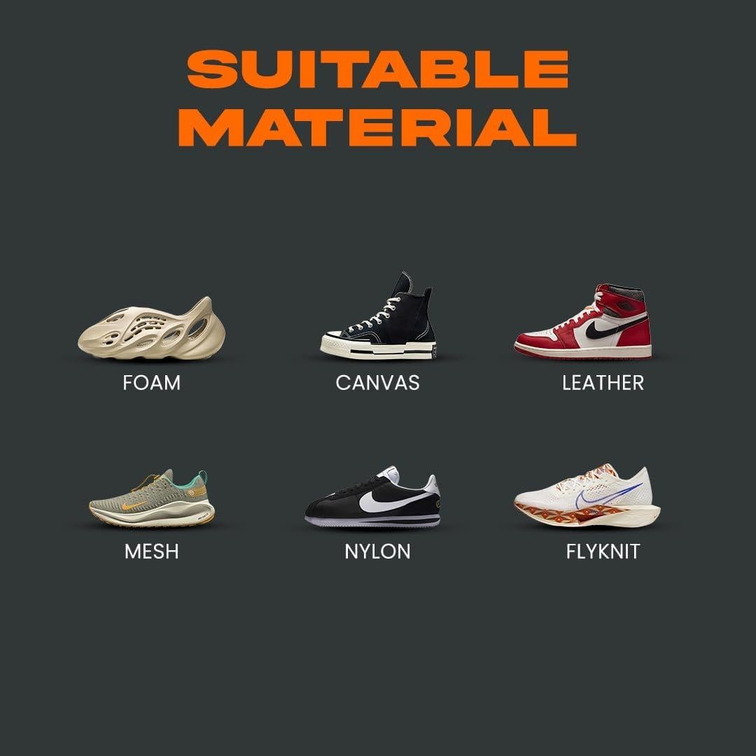 Kit de Limpieza de Zapatillas 100ml - Limpiador, Cepillo y Toalla