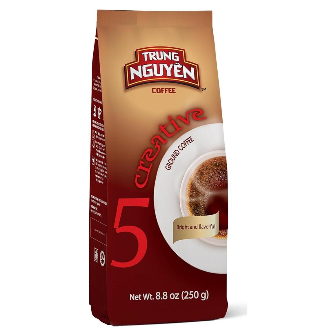 Café Molido Trung Nguyen Creativo 5, 100% Arábica, 248g