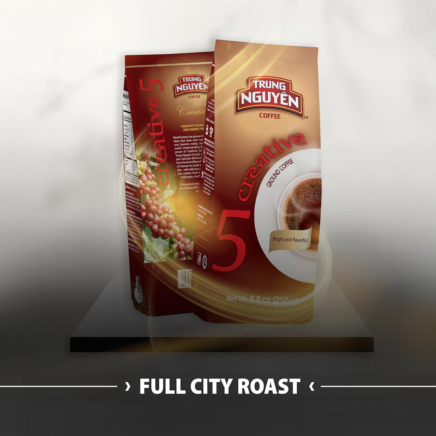 Café Molido Trung Nguyen Creativo 5, 100% Arábica, 248g