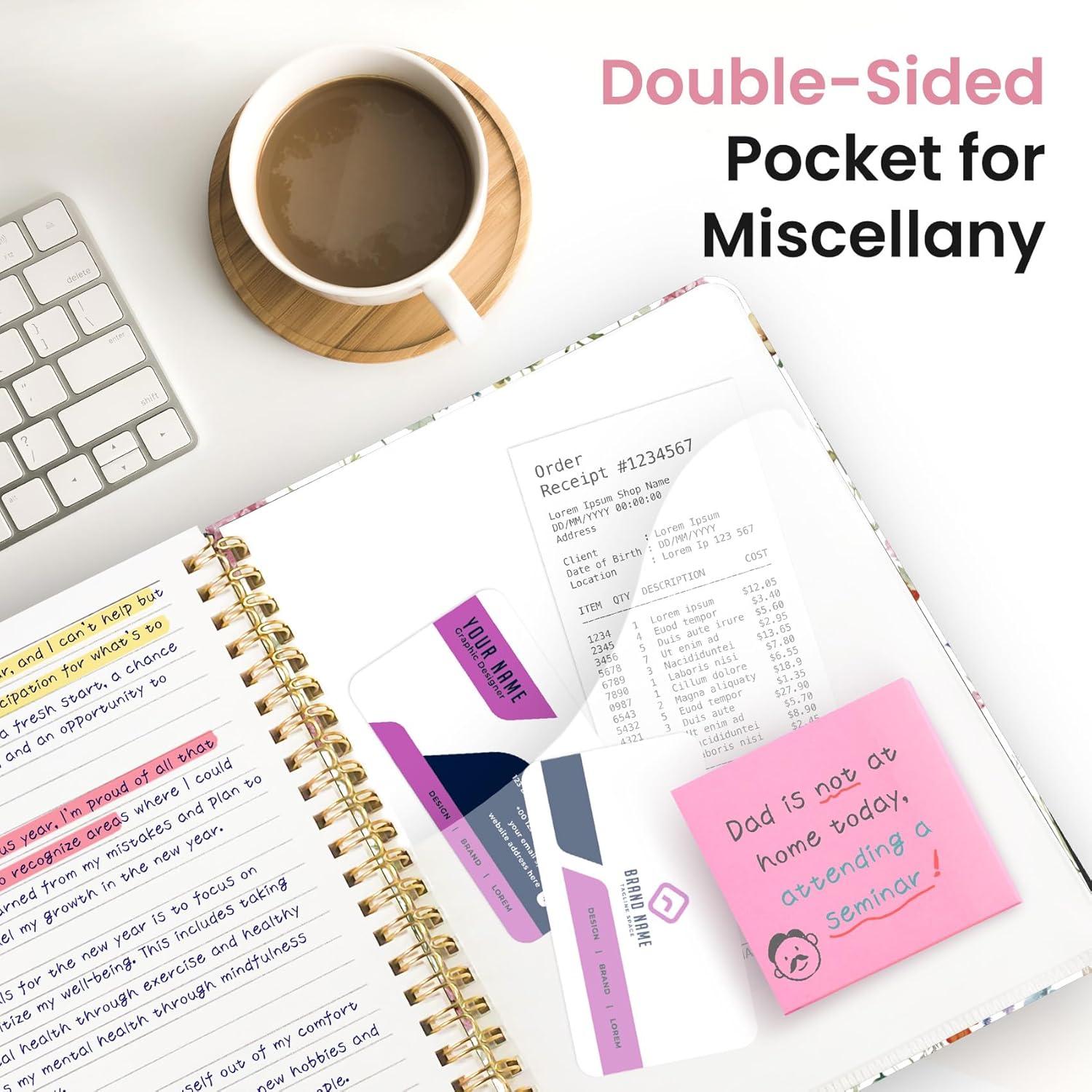 Cuaderno Espiral Taja A5 Floral 140 Páginas Rayadas