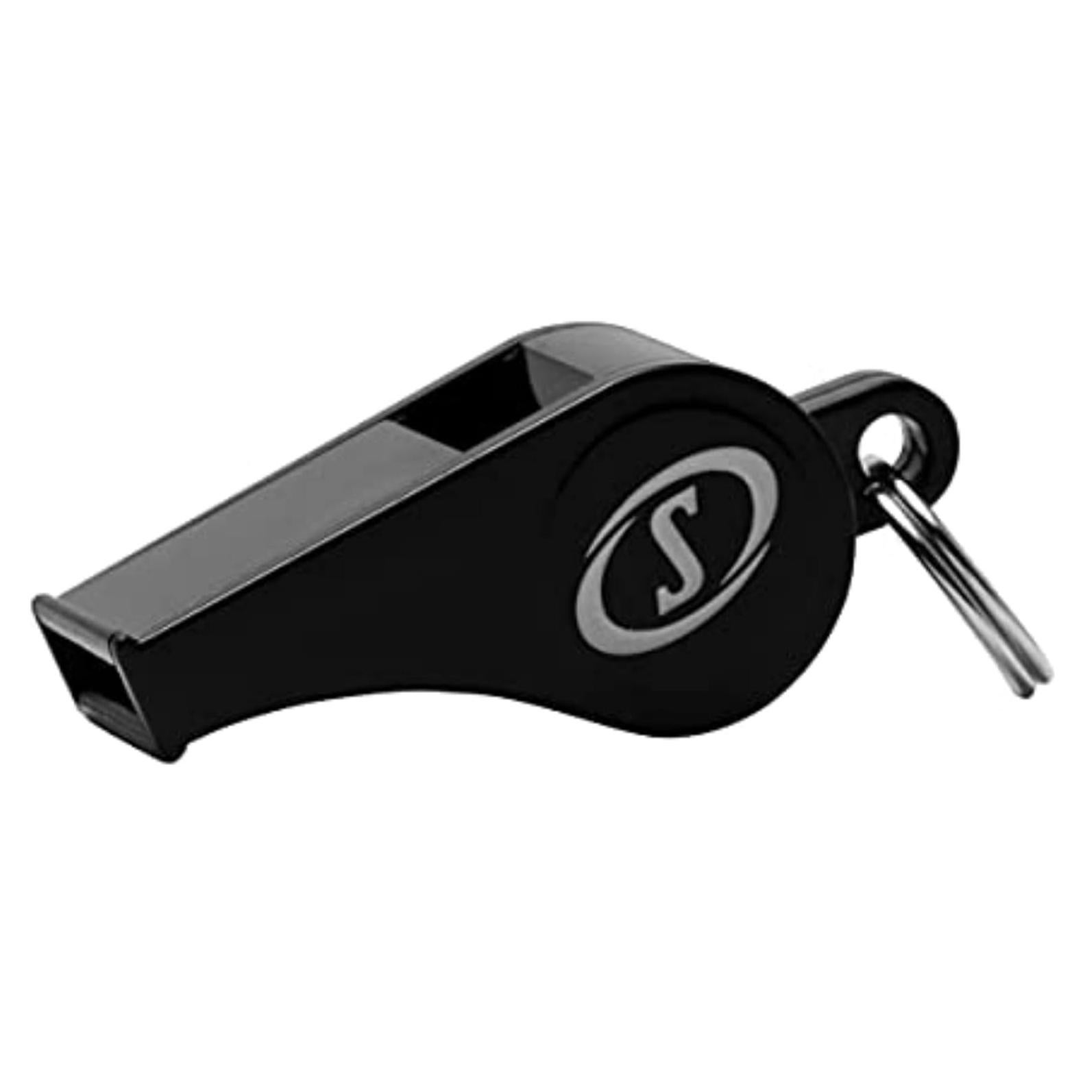 Silbato Deportivo Spalding con Cordón Negro - 1 Paquete