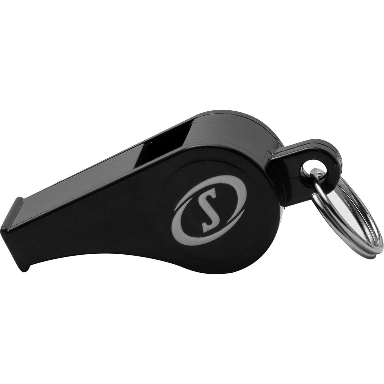 Silbato Deportivo Spalding con Cordón Negro - 1 Paquete