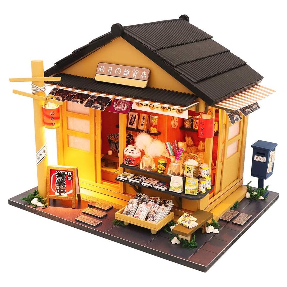 Kit Casa de Muñecas Miniatura Spilay DIY con Muebles LED