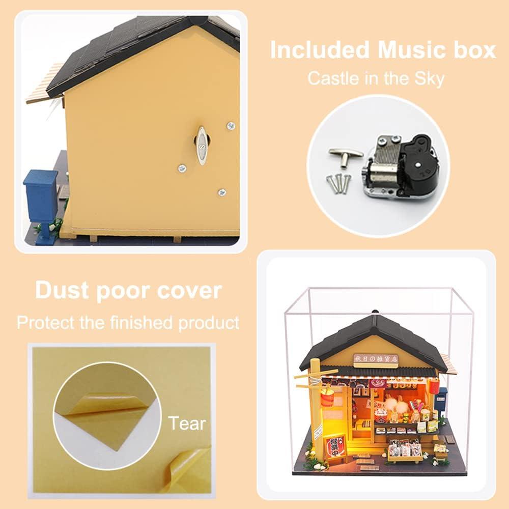 Kit Casa de Muñecas Miniatura Spilay DIY con Muebles LED