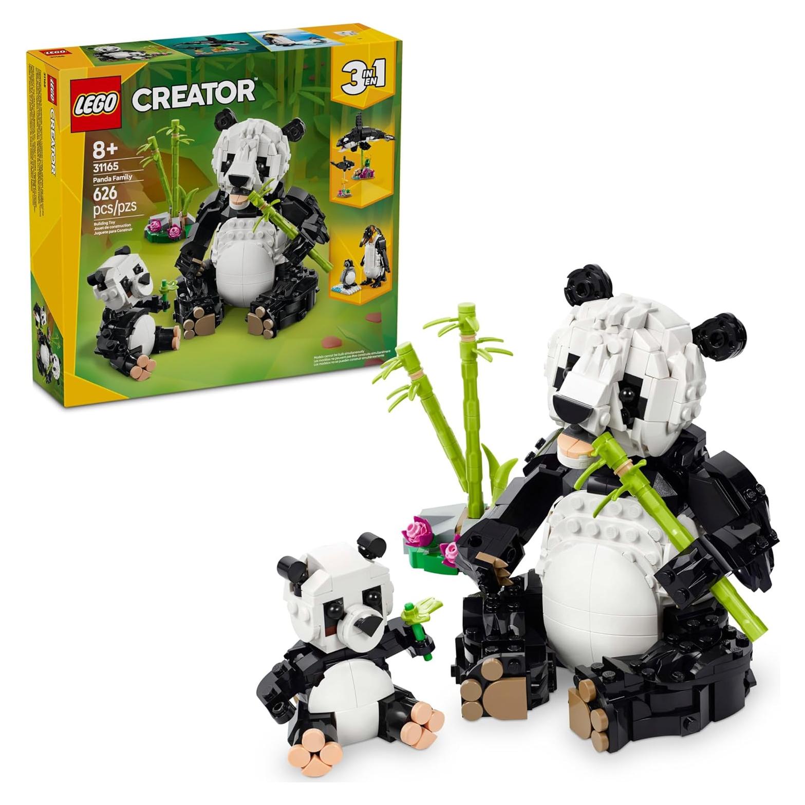 LEGO Creator 3 en 1 Animales Salvajes Panda - 626 Piezas