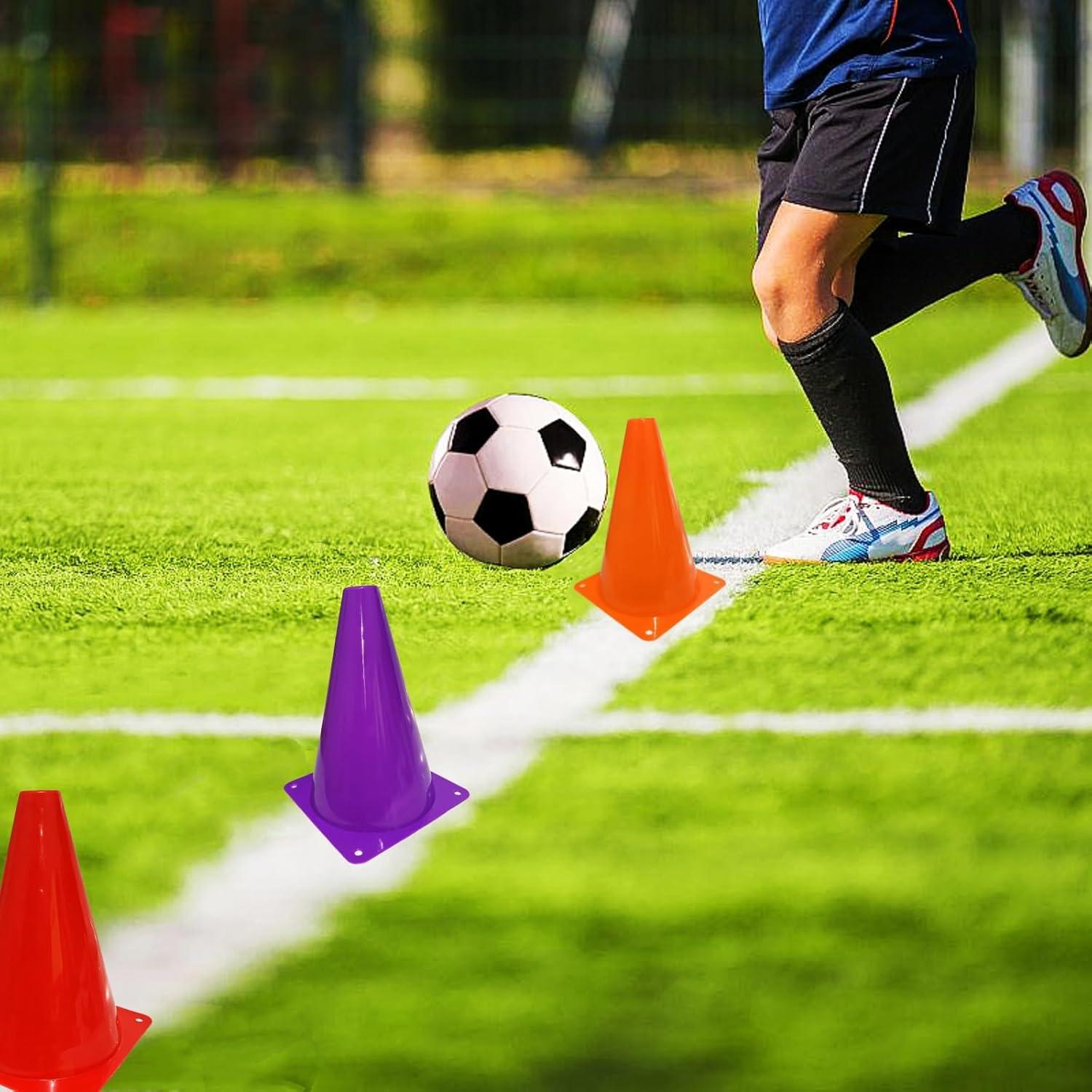 12 Conos Deportivos de Plástico Naranjas 18 cm LCPQMZGH