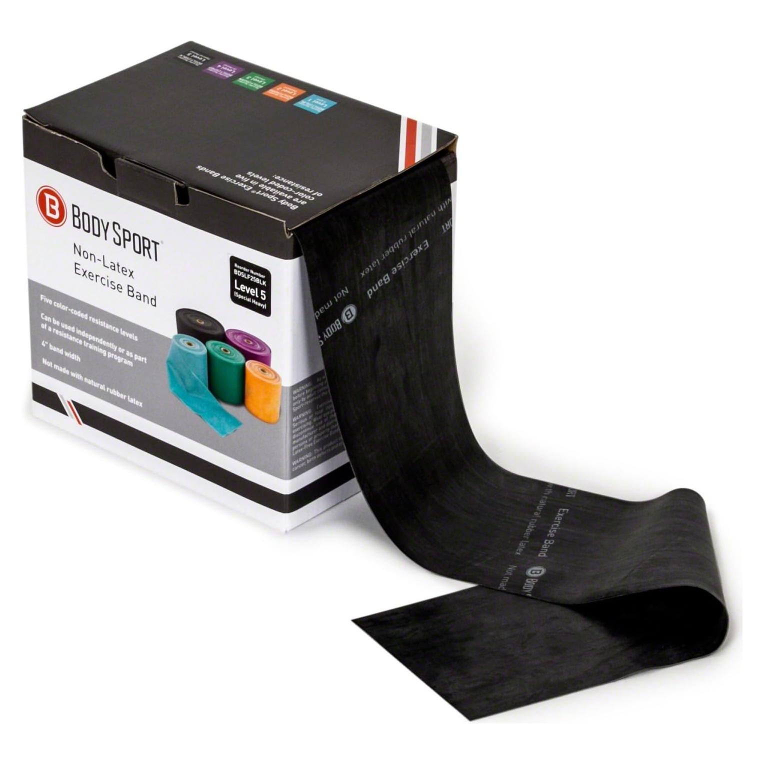 Cinta de Ejercicio Body Sport 25 m x 10 cm Resistencia Especial Pesada