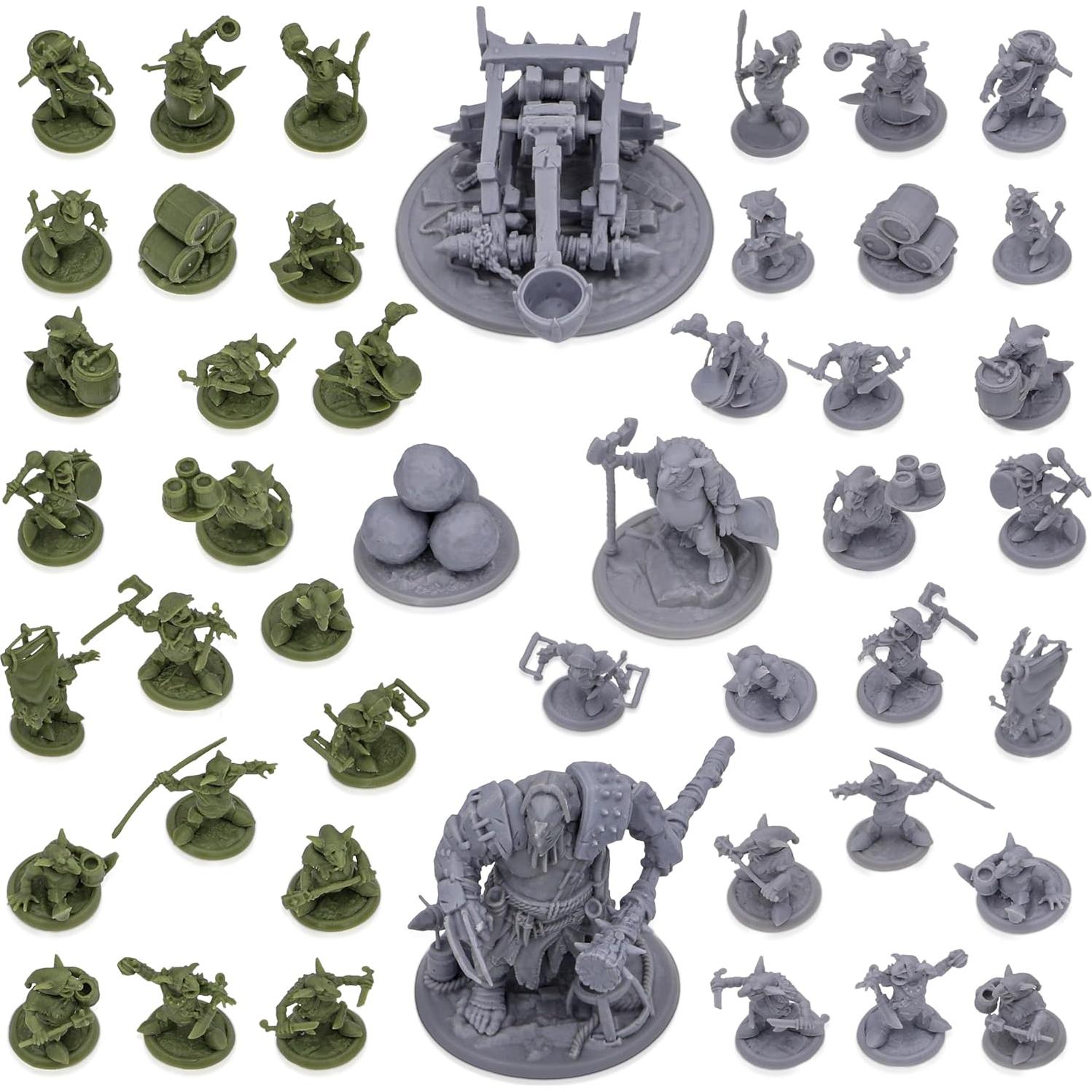 Conjunto de Goblins Path Gaming – 46 Figuras Sin Pintar