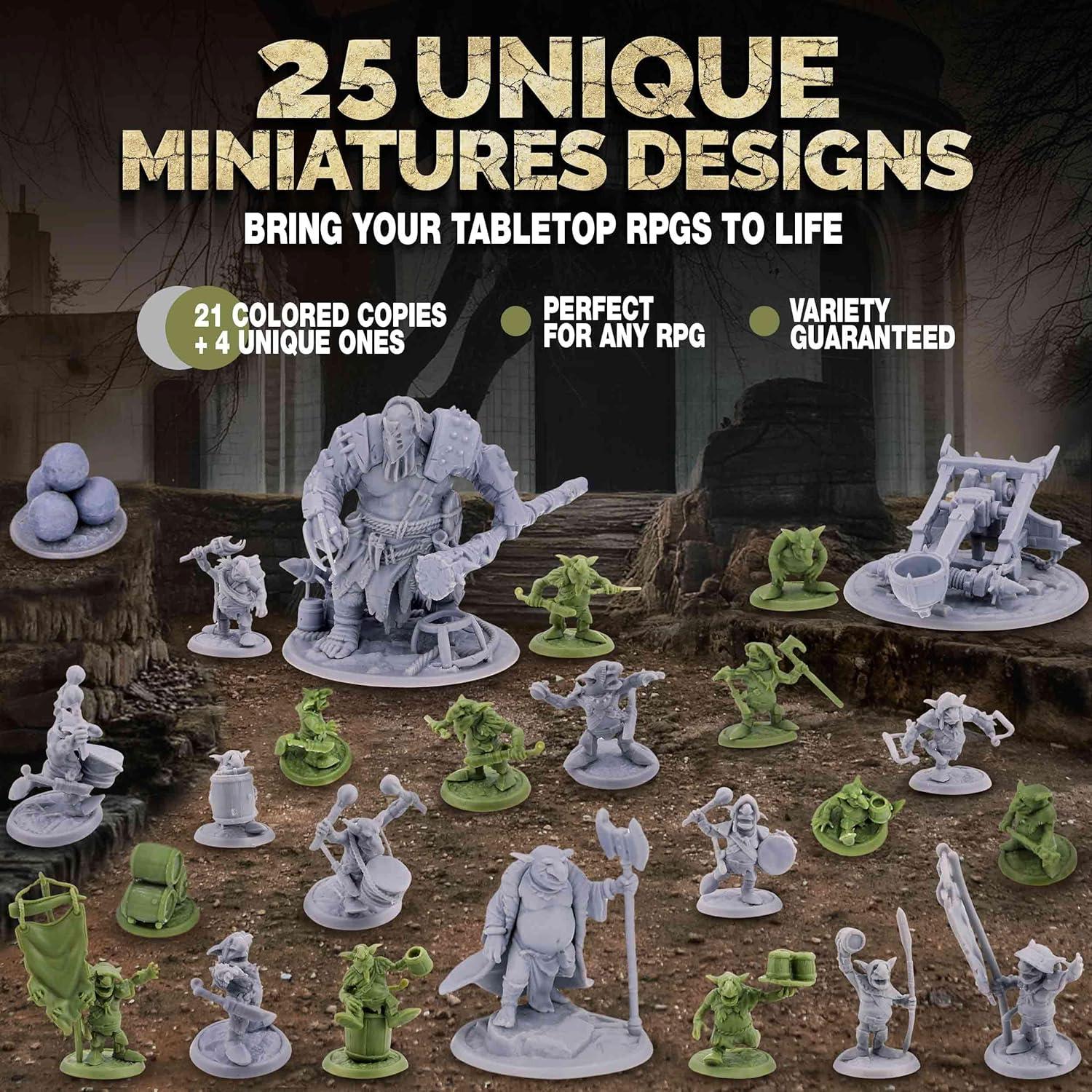 Conjunto de Goblins Path Gaming – 46 Figuras Sin Pintar