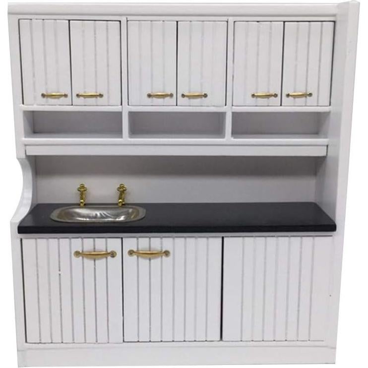 Mueble de Cocina Miniatura SXFSE 1:12 Madera Decoración