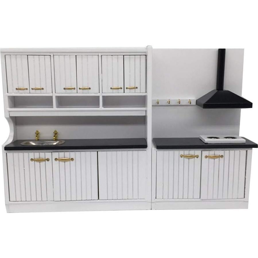 Mueble de Cocina Miniatura SXFSE 1:12 Madera Decoración