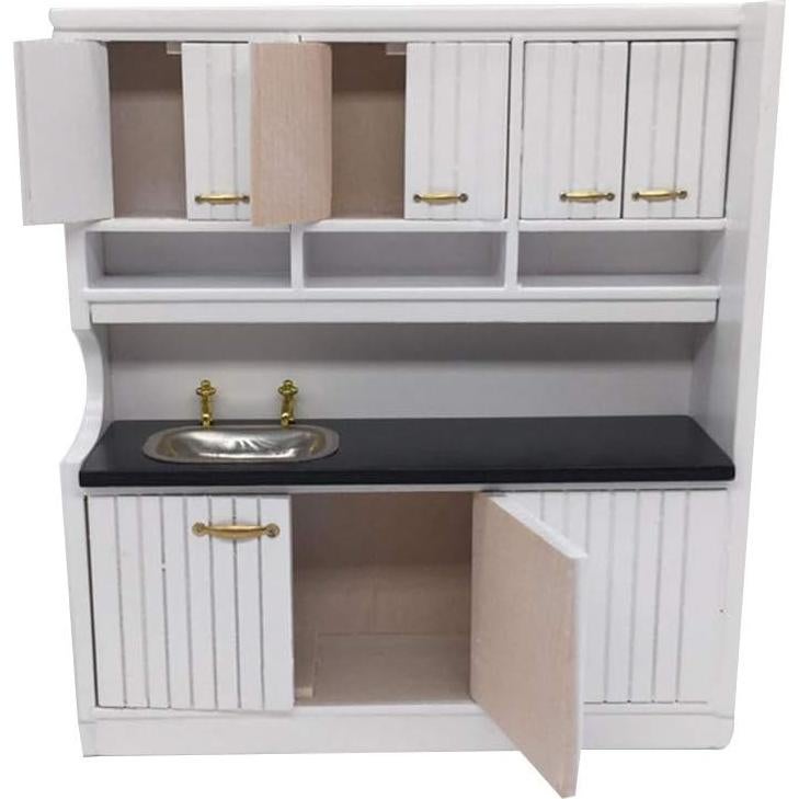 Mueble de Cocina Miniatura SXFSE 1:12 Madera Decoración