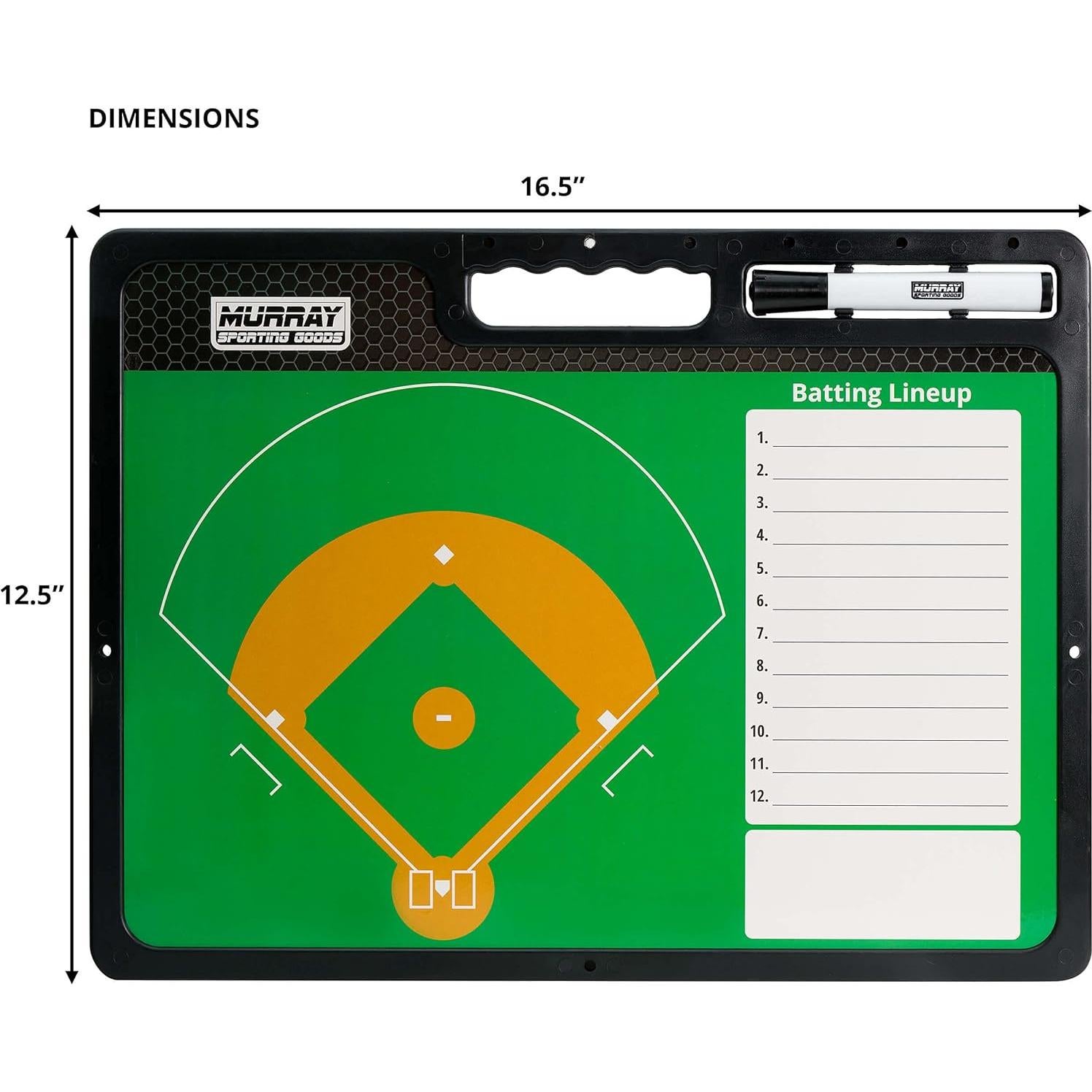 Pizarra de Entrenadores Borrable Murray Sporting Goods 42x31.75cm