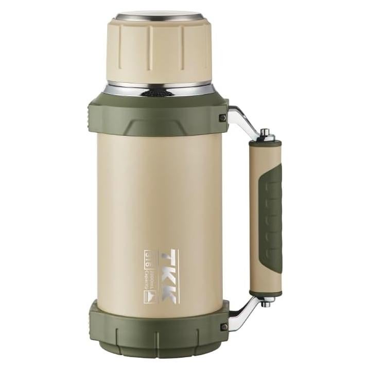 Termo Aislado TKK 64oz Acero Inoxidable Beige Doble Pared