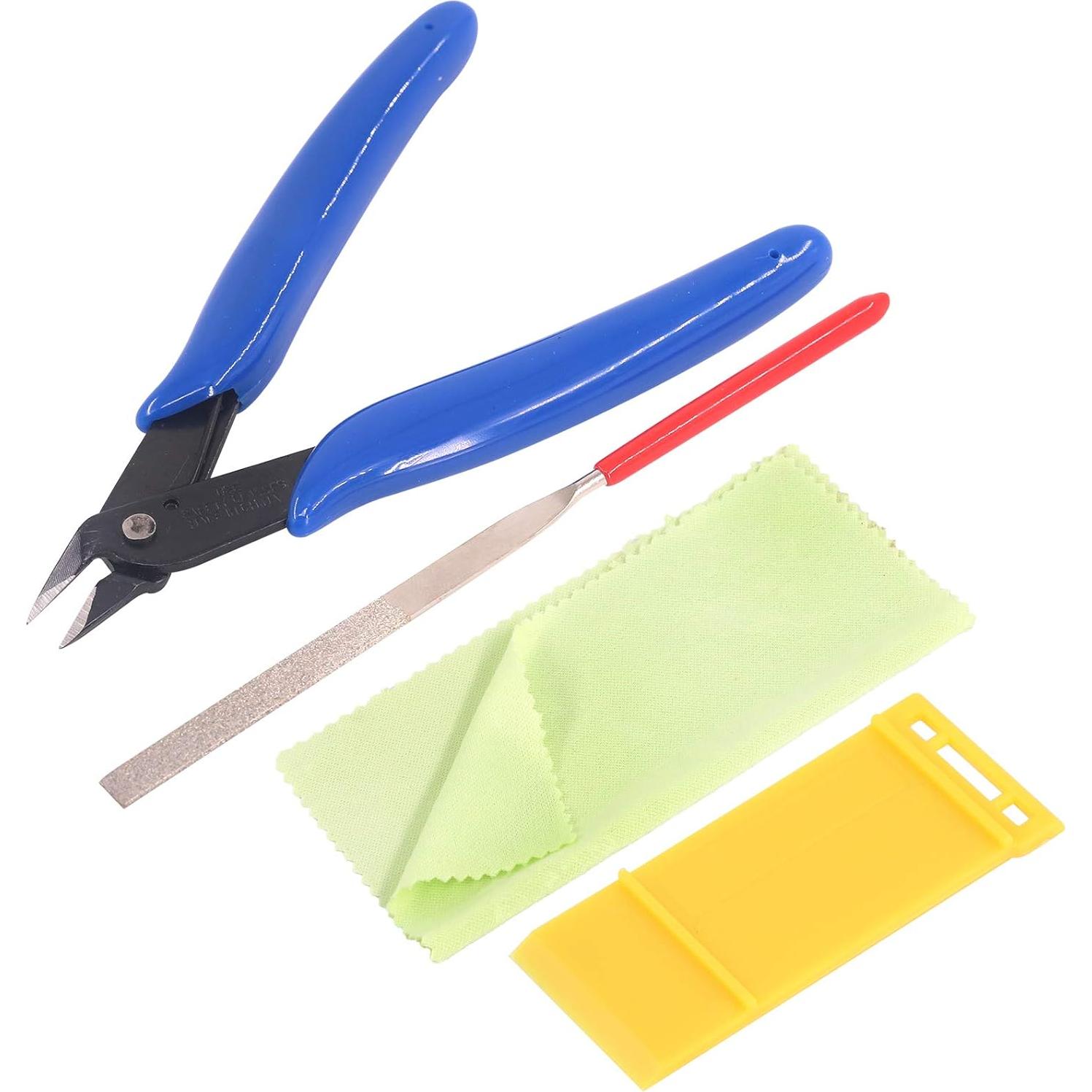 Juego de herramientas de modelismo Rustark 10 piezas