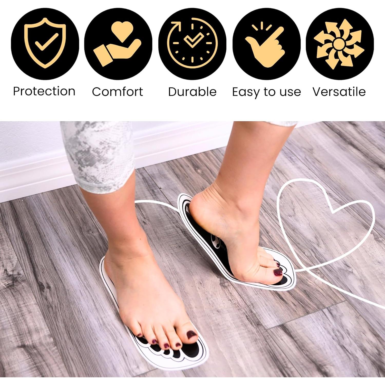 25 Pares Almohadillas Desechables para Pies Bronceado HeeStar