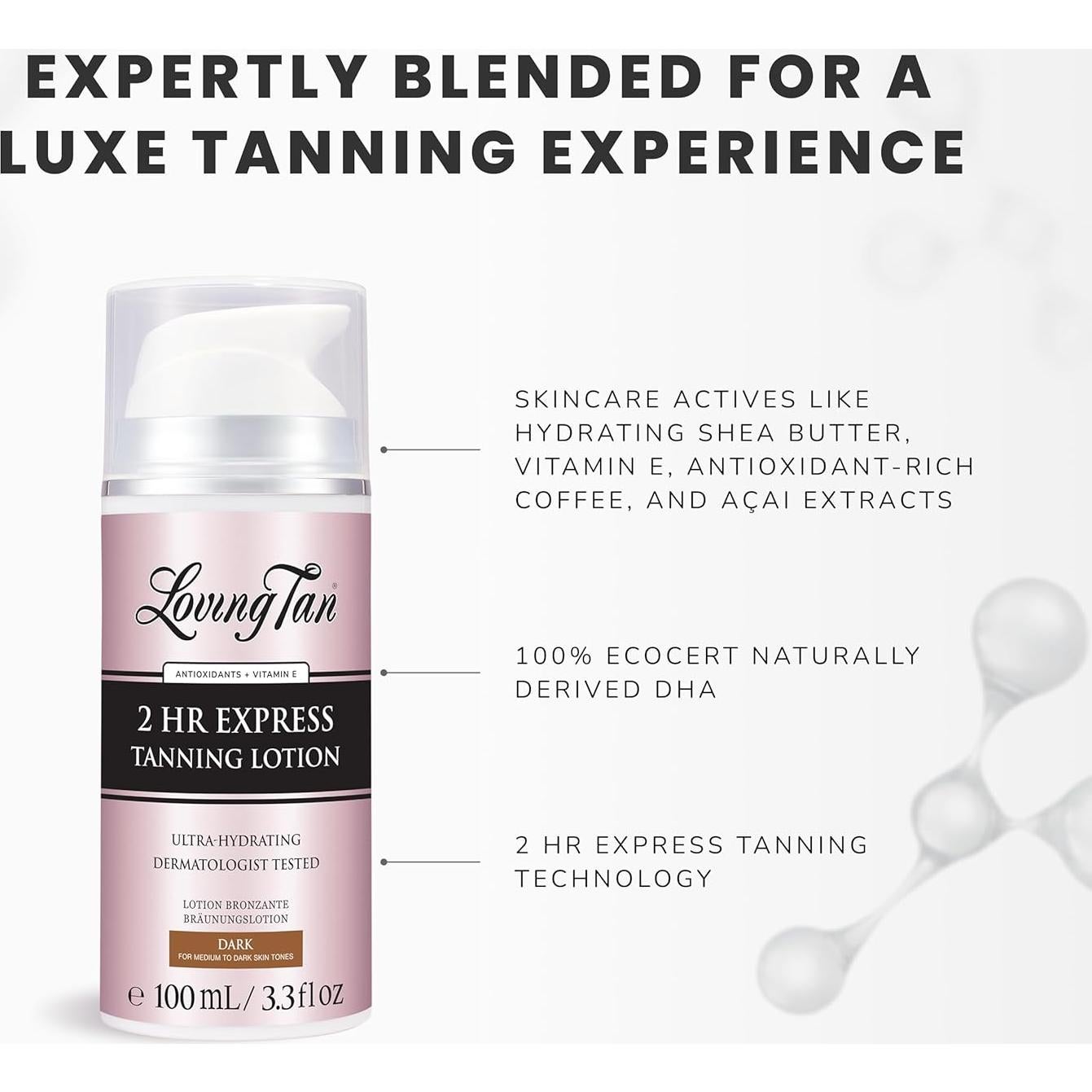 Loving Tan Loción Corporal Autobronceadora Oscuro 97.6 ml