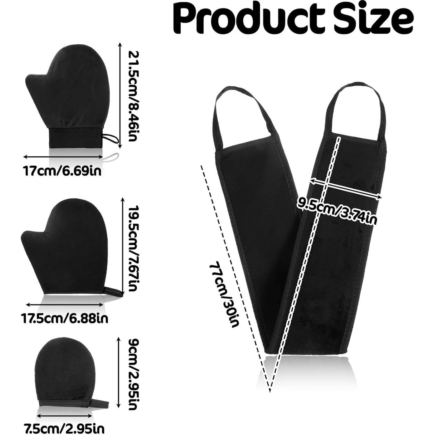 Kit de Aplicador de Autobronceador TIESOME 4 Piezas Reutilizables