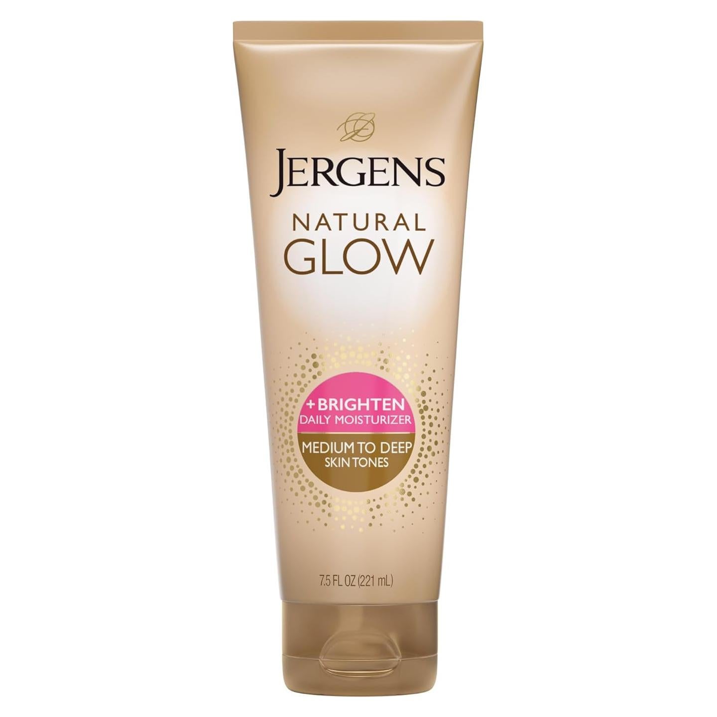 Loción Autobronceadora Jergens Natural Glow 212 g - Hidratante Diario Medio a Oscuro