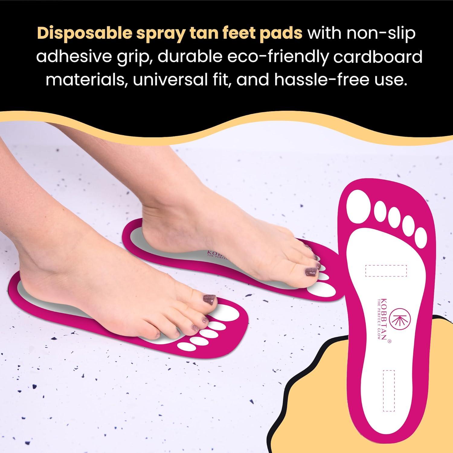 60 Pares Almohadillas Desechables KOBBTAN para Bronceado Rojo