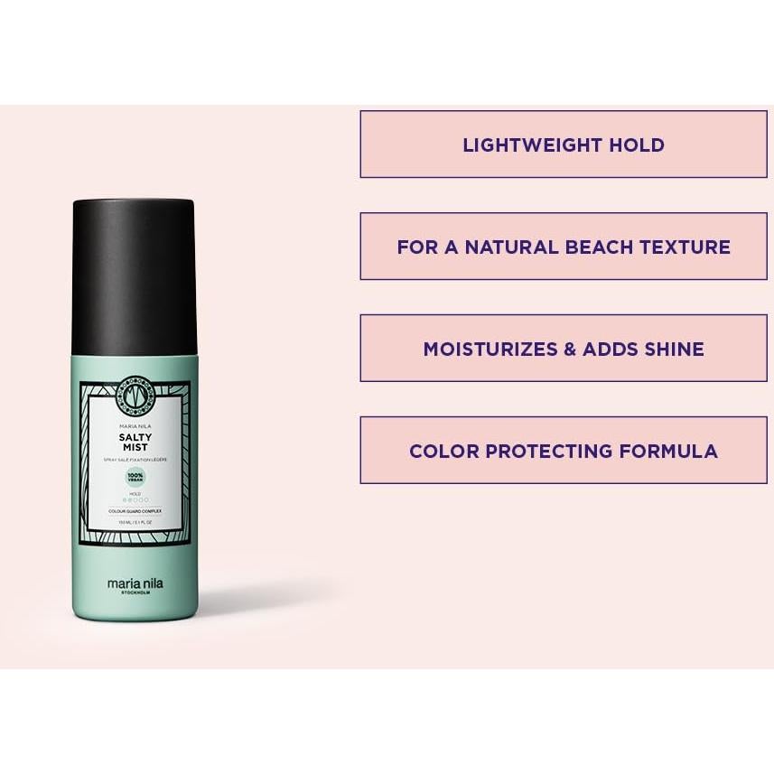 Spray de Agua Salada Maria Nila 166g - 100% Vegano