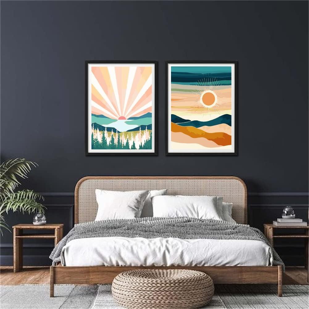 Kit de Pintura por Números YANXIN para Adultos - 2 Paquetes 40.64x30.48 cm