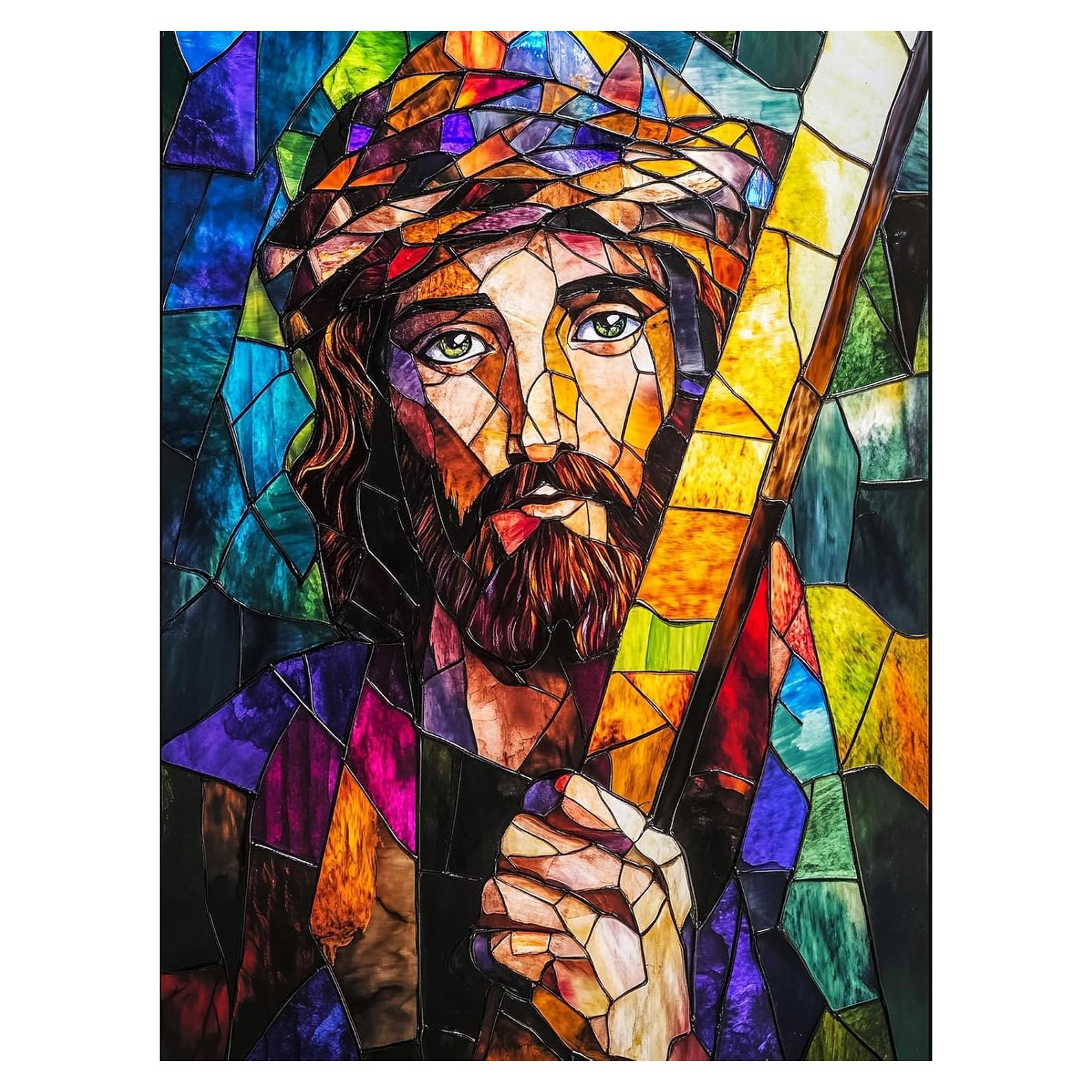 Kit de Pintura de Diamante 5D DOMROM Jesús 30x40 cm