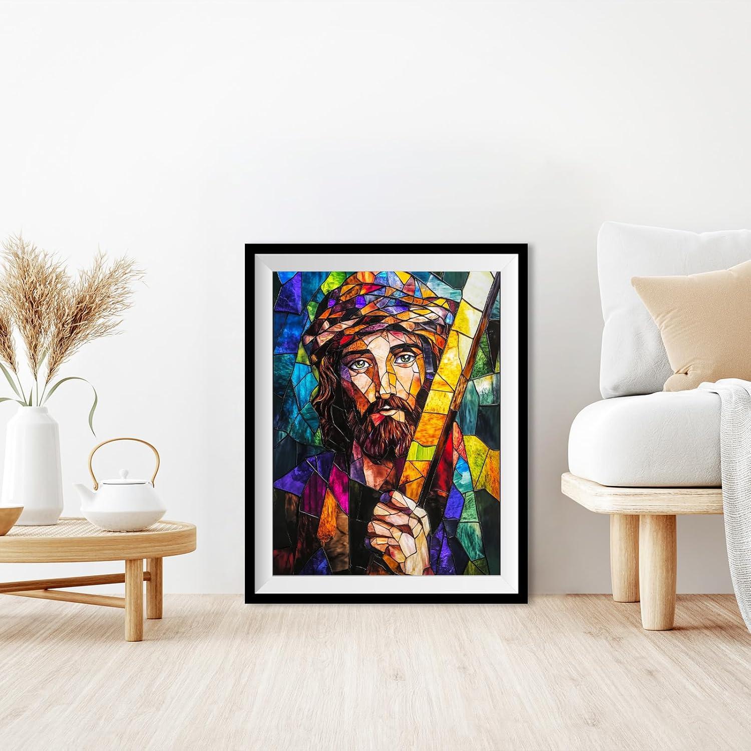 Kit de Pintura de Diamante 5D DOMROM Jesús 30x40 cm