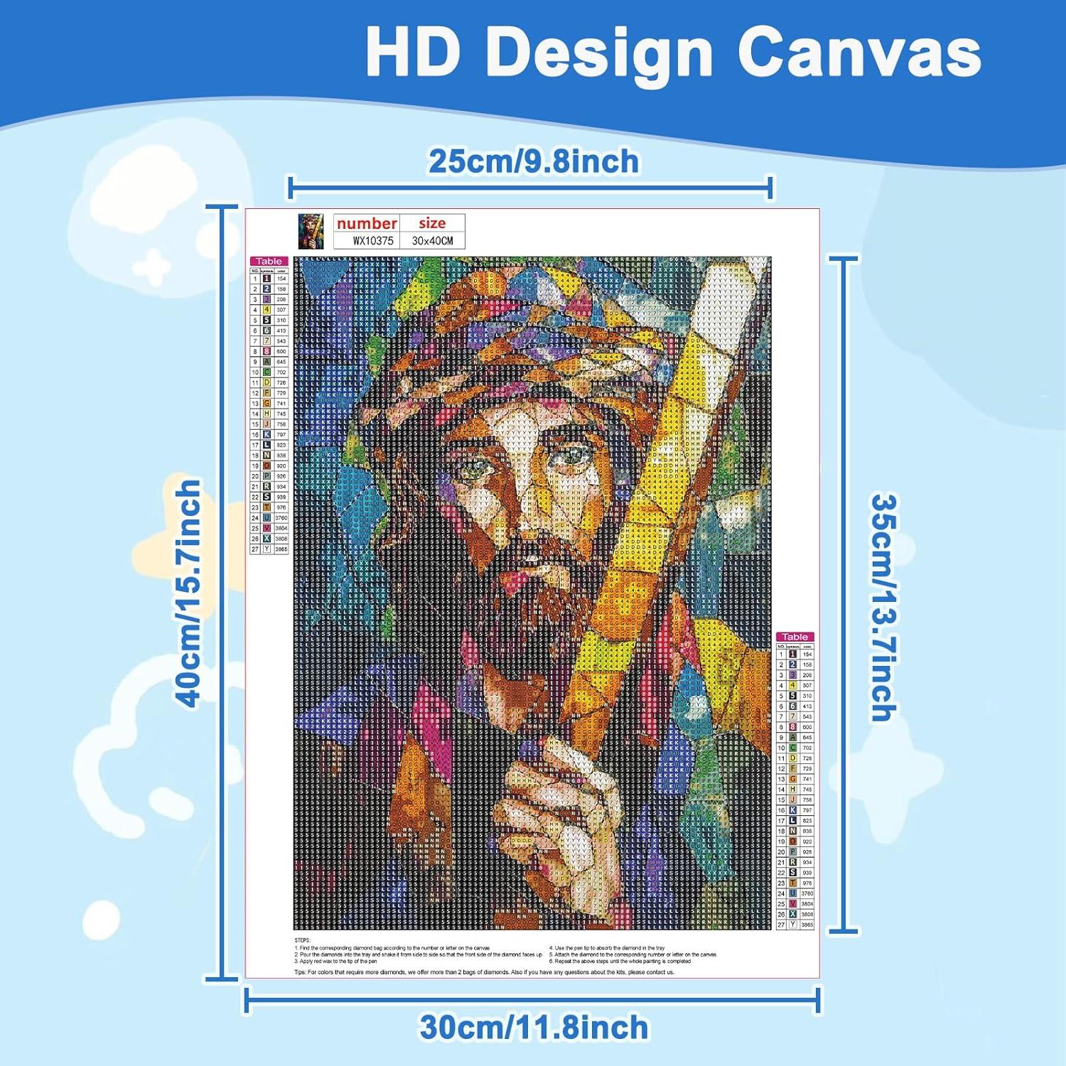 Kit de Pintura de Diamante 5D DOMROM Jesús 30x40 cm