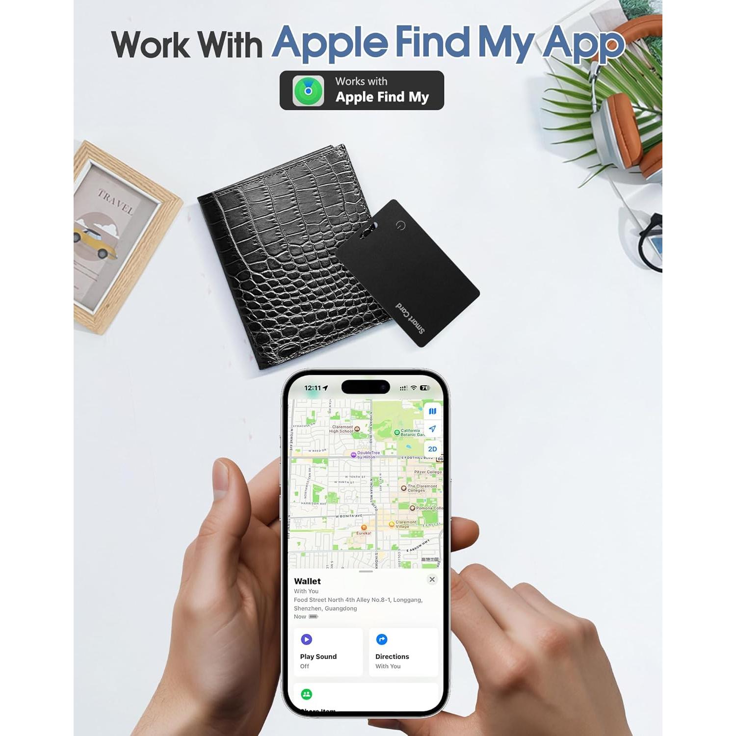 Tarjeta Localizadora GPS Mikaylear iOS Ultra Fina IP68