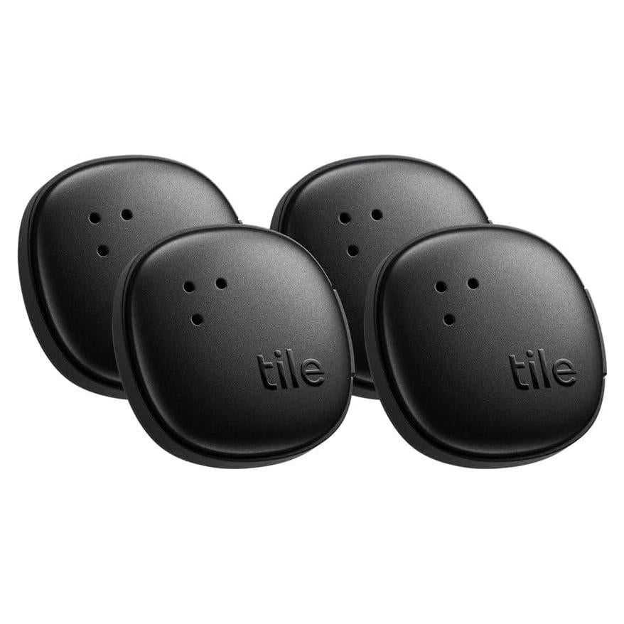 Adhesivos Tile Life360 - Rastreador Bluetooth 4 unidades Negro