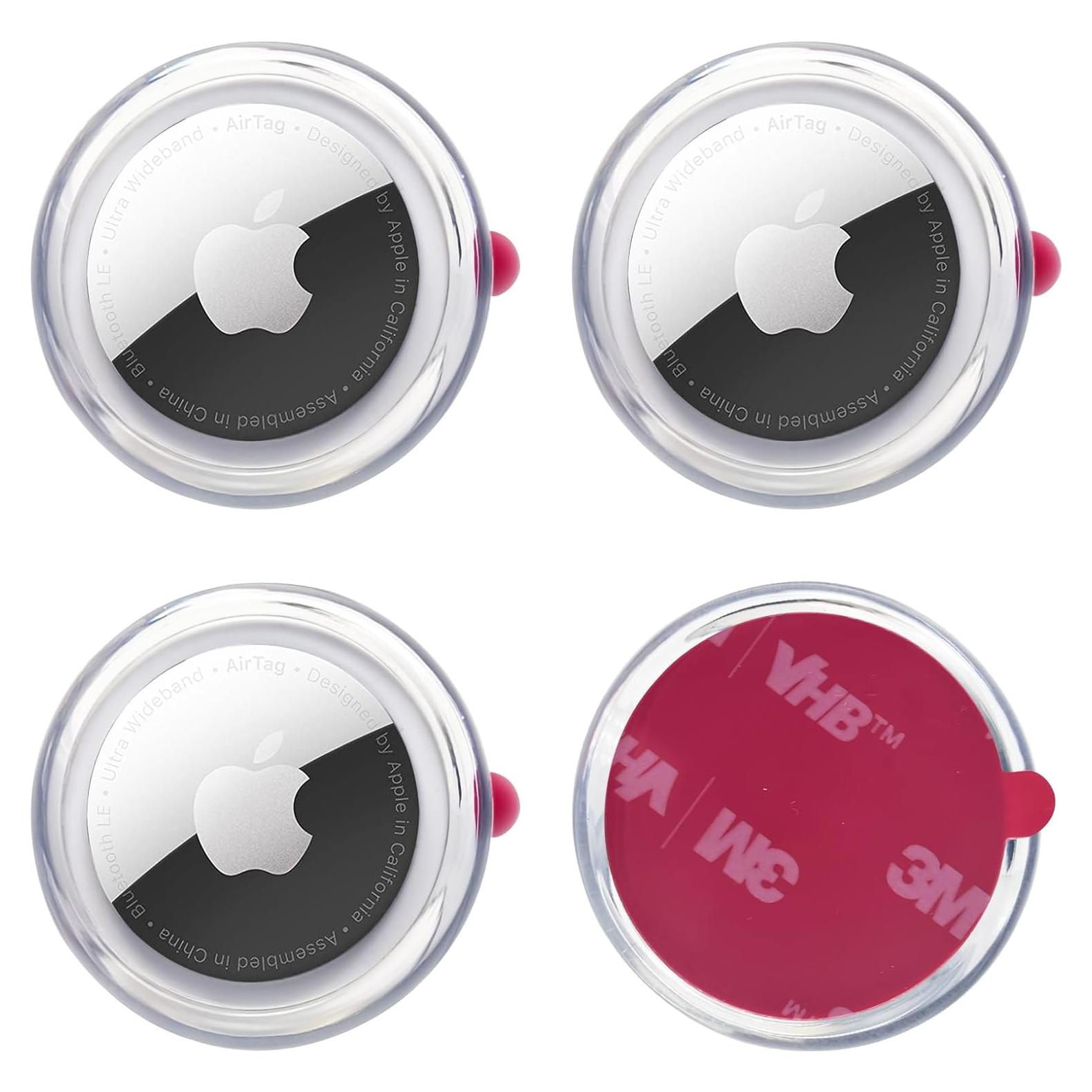 Paquete de 4 fundas protectoras para AirTag Echinff