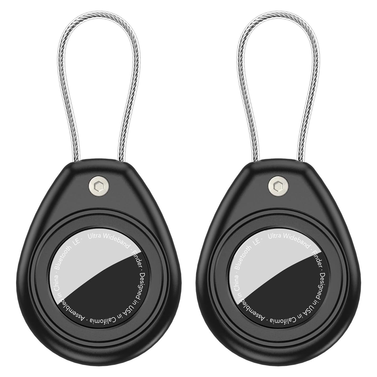 Soporte para llavero AirTag HATALKIN 4 paquetes impermeable