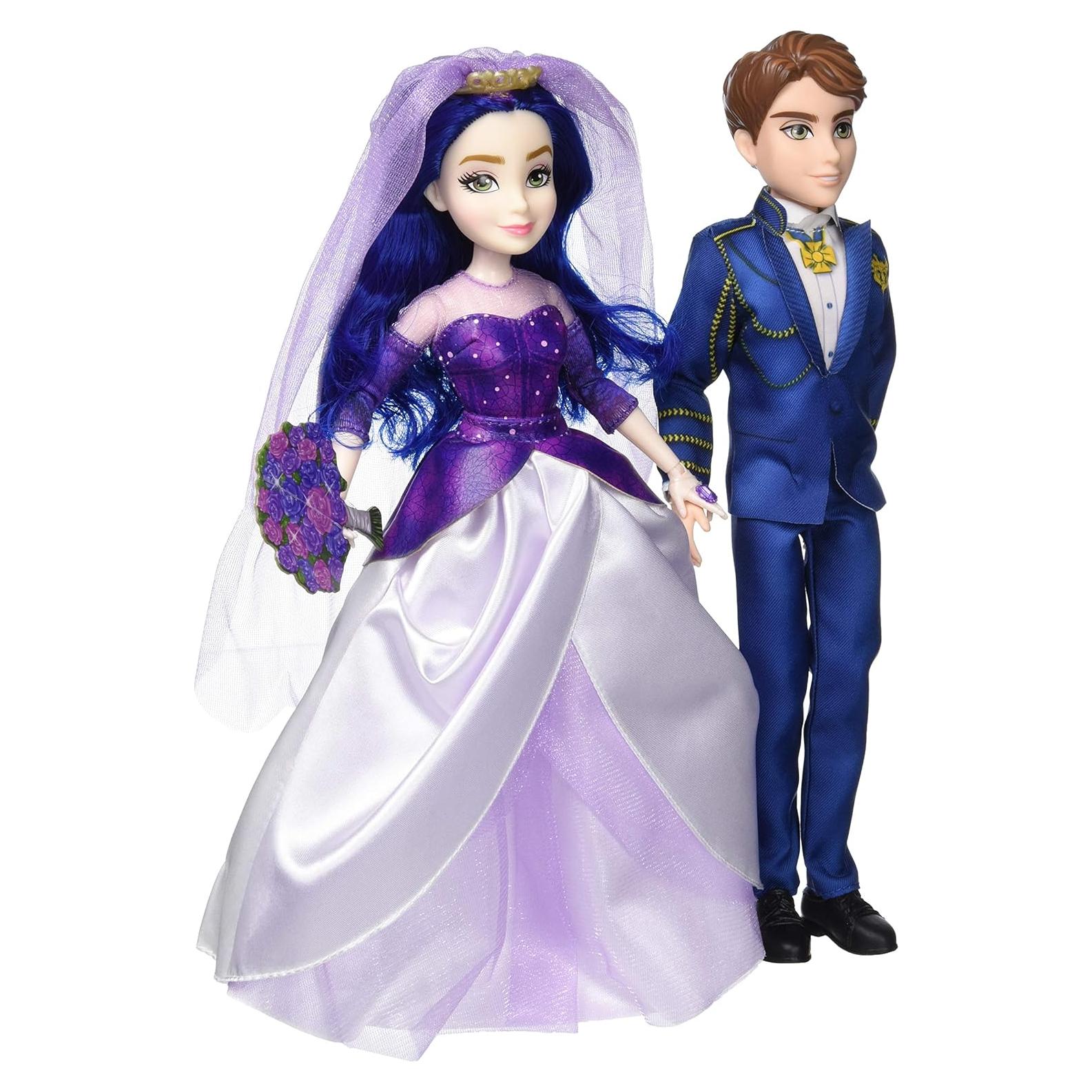 Muñecas Mal y Ben Disney Descendants - Boda Real, 2 Piezas