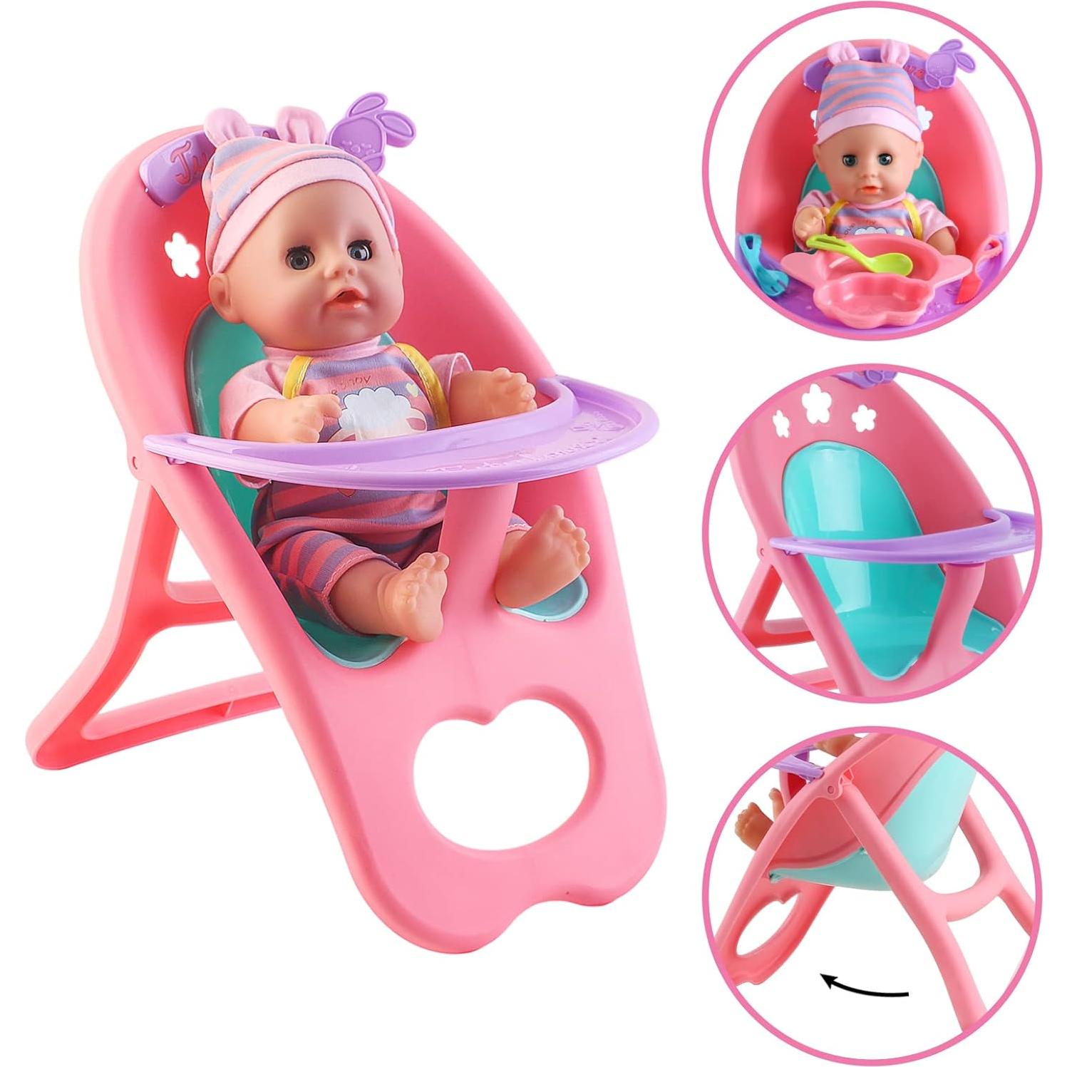 Juego de Muñeca deAO con Cuna y Accesorios 20 Piezas