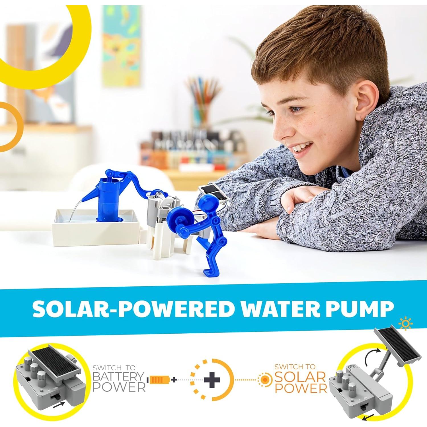 Bomba de Agua Solar Híbrida 4M - Kit Educativo STEM 288g