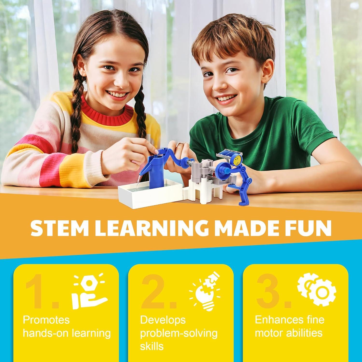 Bomba de Agua Solar Híbrida 4M - Kit Educativo STEM 288g