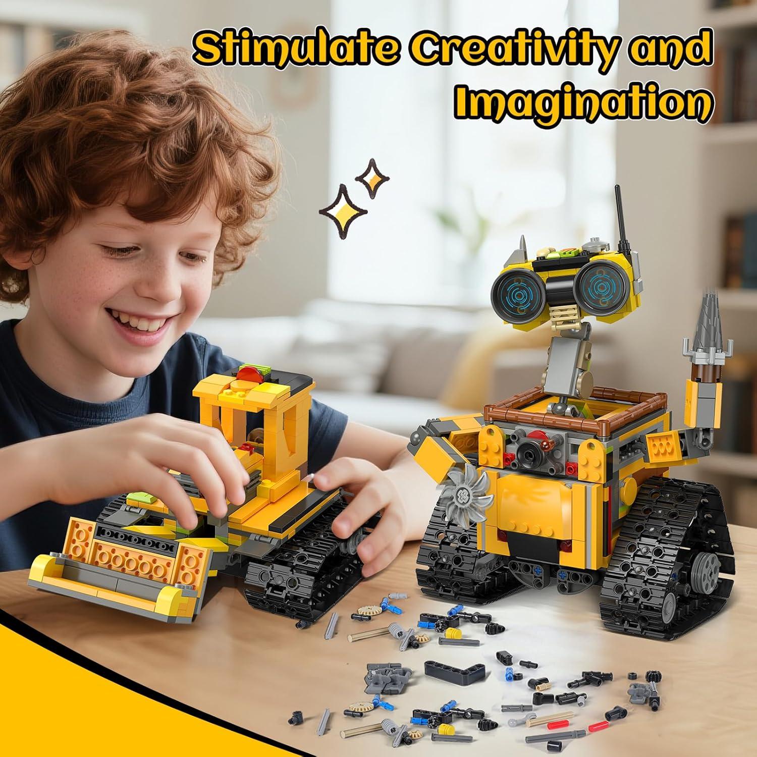 Kit de Construcción de Robots HiWEEGO 5 en 1 - 748 Piezas