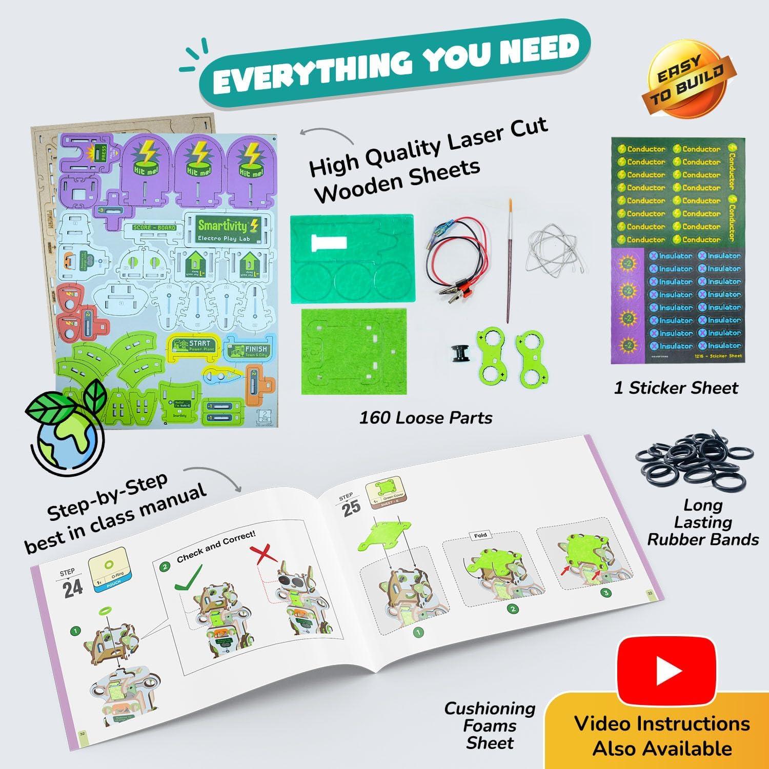 Smartivity Laboratorio Electro Play - Kit de Electricidad STEM