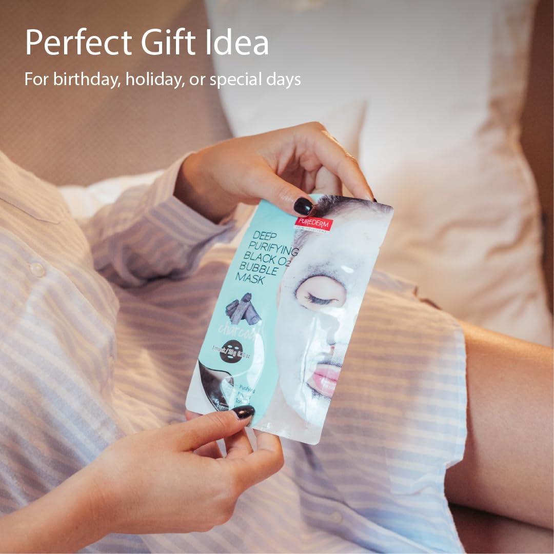 Mascarilla Burbujeante Negra Purederm 10 Piezas Hidratante