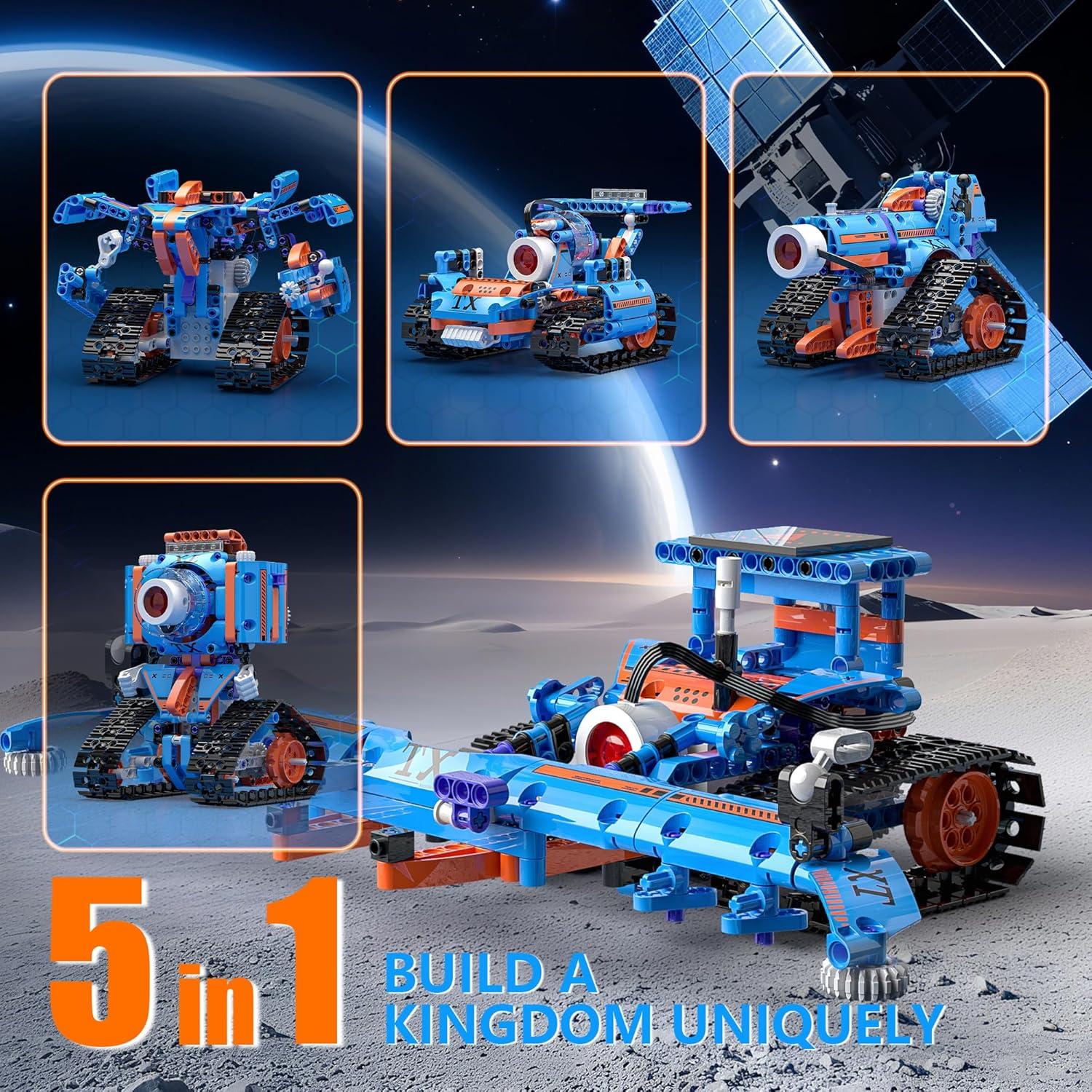 Kit de Construcción de Robots 5 en 1 GLSQWZXD para Niños 6-12 Años