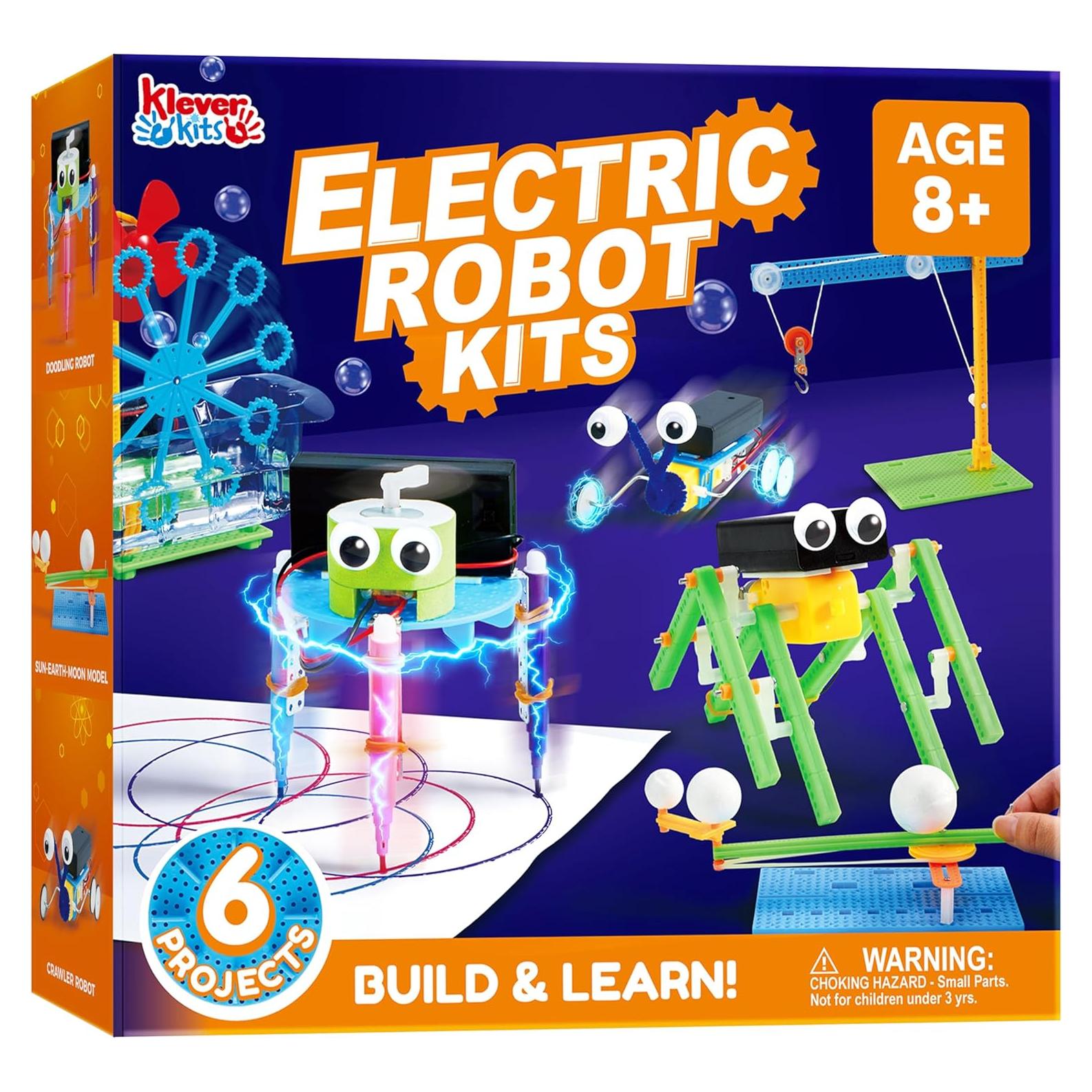 Kits de Robot Eléctrico 6 en 1 JOYIN para Niños 8-13 Años