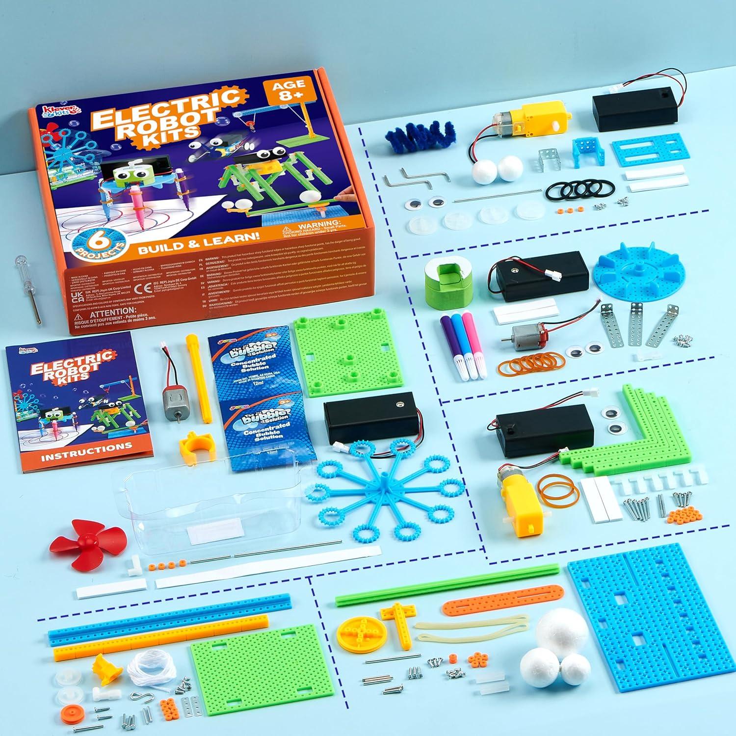 Kits de Robot Eléctrico 6 en 1 JOYIN para Niños 8-13 Años