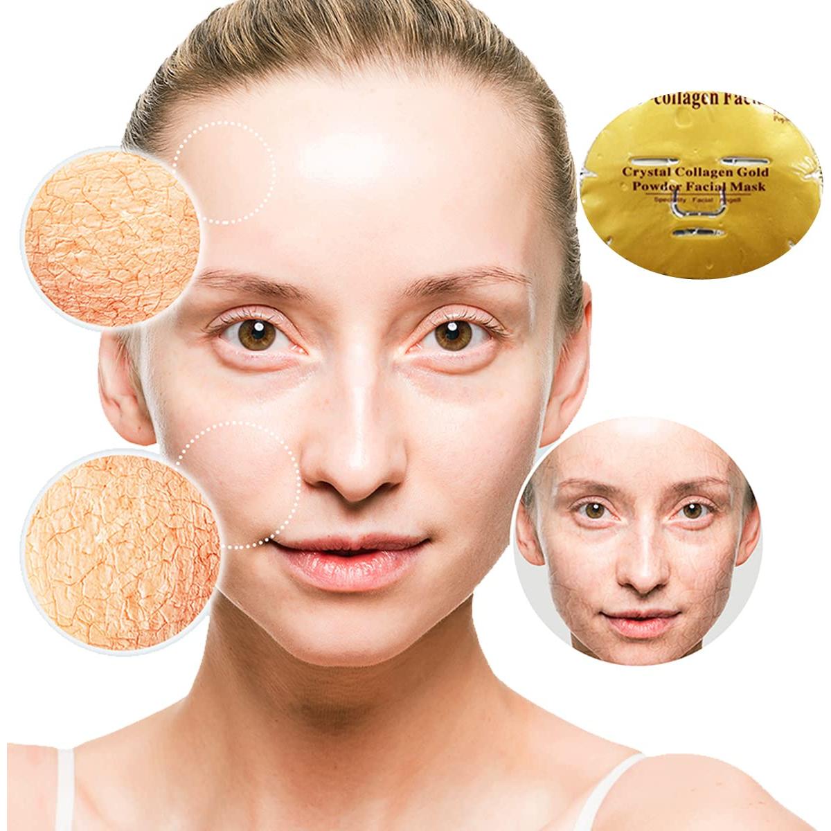 Mascarillas Faciales de Colágeno Ruzzut 15PCS Hidratantes