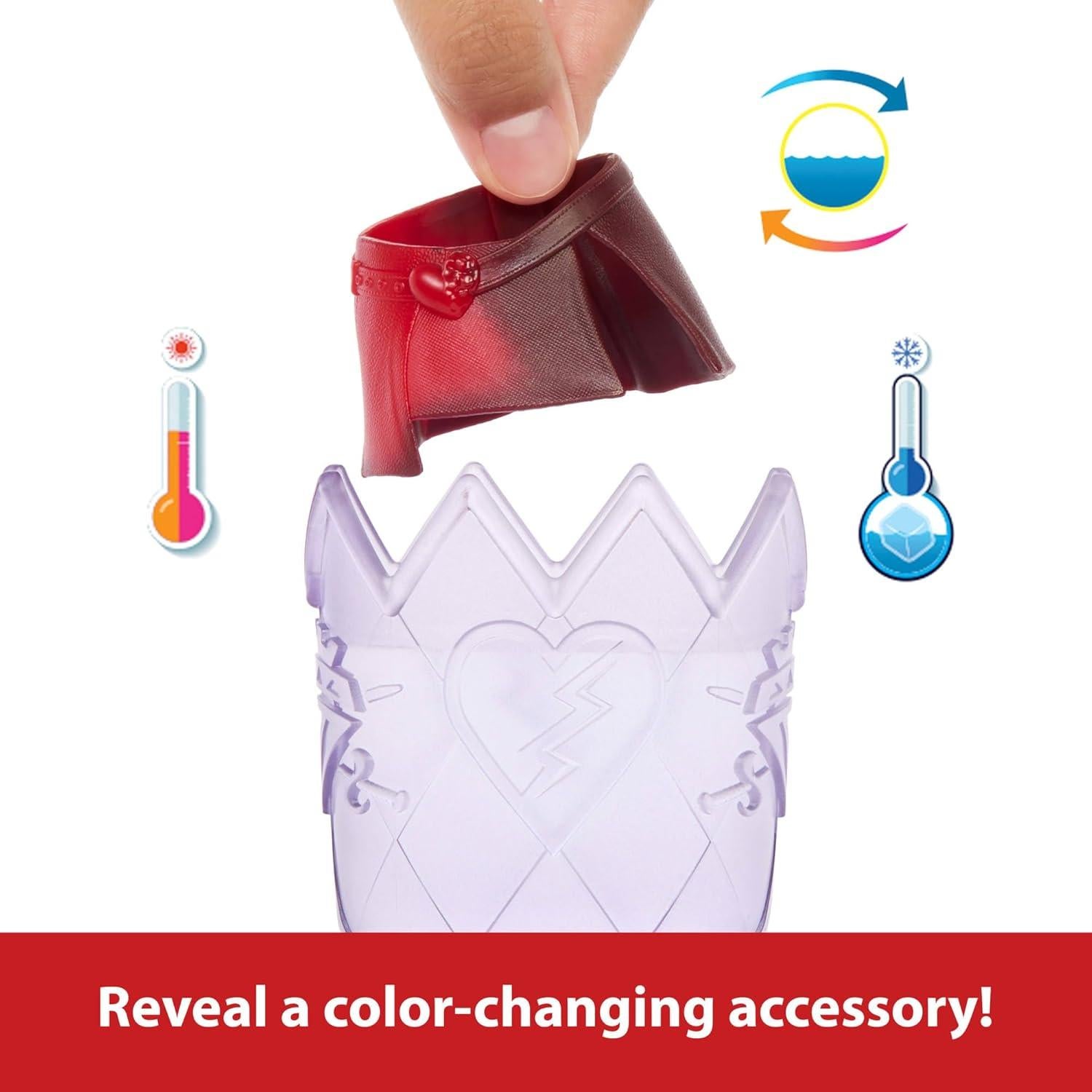 Muñeca Rojo Hija de la Reina de Corazones Mattel + Libro Hechicero