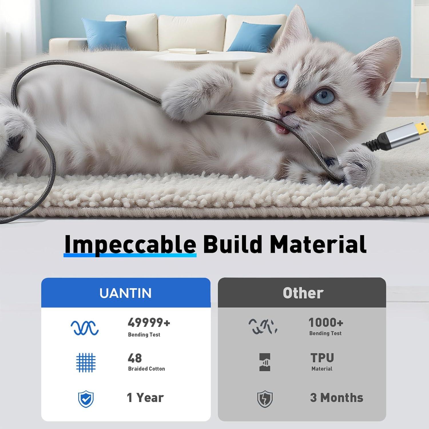 Cable Mini HDMI a HDMI UANTIN 0.91m 4K Ultra HD 60Hz