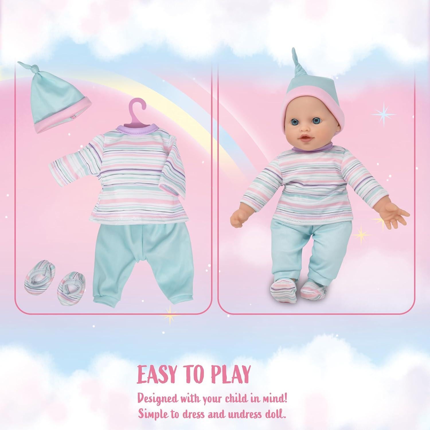 Muñeca de Cuerpo Blando Gift Boutique con Mochila Rosa